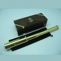 4 Section Brass Telescope in Wood Box